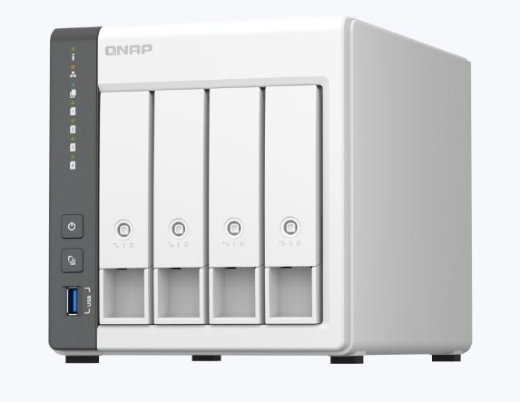 QNAP TS-433-4G 4 Bay NAS 64-bit ARM 4-core Cortex-A55 2.0GHz