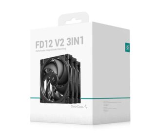 DeepCool FD12 V2 3IN1  120mm  Performance Integral Blade Silent Ring Case Fans