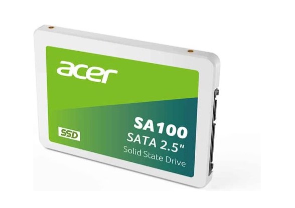 ACER SA100-960GB SSD 2.5 SATA lll Writing Speed 493 MB/s Reading Speed 560 MB/s BL.9BWWA.104 - 3 Year Warranty