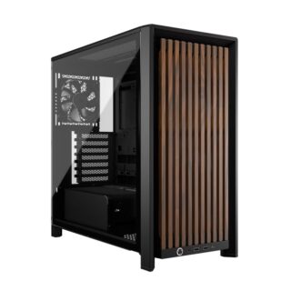 Corsair FRAME 4000D WOOD RS Modular Mid-Tower PC Case - White/Walnut
