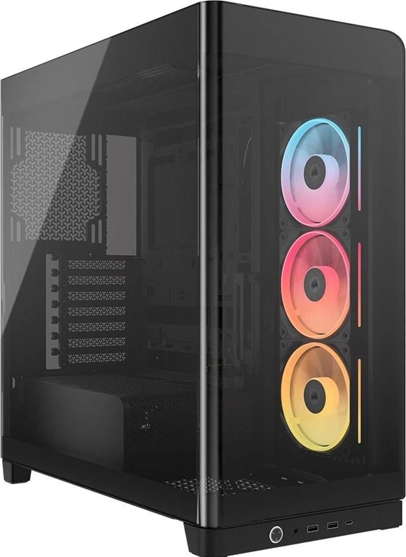 Corsair FRAME 4500X LX-R RGB LINK Panoramic Glass Mid-Tower PC Case Black: up to 460mm GPU