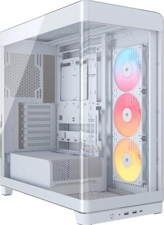 Corsair FRAME 4500X RS-R ARGB Panoramic Glass Mid-Tower PC Case White: 460mm GPU