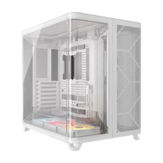 Corsair AIR 5400 RS-R ARGB Mid-Tower ATX Case - White