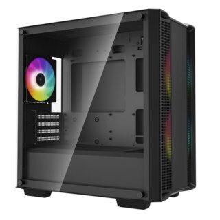 DeepCool CC360 ARGB Micro-ATX Case 3x120mm Pre-Installed ARGB Fans