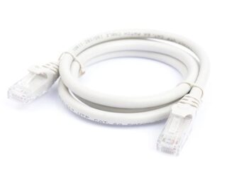 8Ware CAT6 Cable 1m - Grey Premium RJ45 Ethernet Network LAN UTP Patch Cord 26AWG CU Jacket