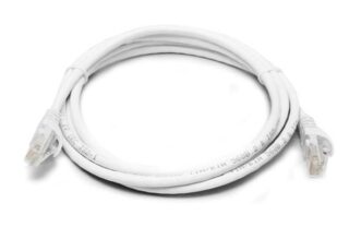 8Ware CAT6 Cable 1m - White Premium RJ45 Ethernet Network LAN UTP Patch Cord 26AWG CU Jacket