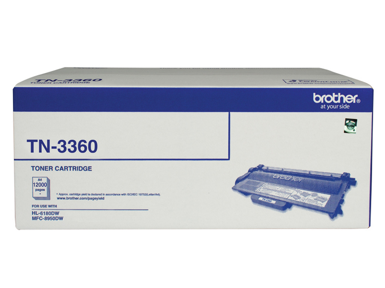 Brother TN-3360 Mono Laser Toner - Super High Yield (12000 pages) - HL-HL-6180DW MFC-8950DW *B2B Exclusive*