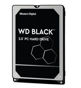 Western Digital WD Black 500GB 2.5" HDD SATA 6gb/s 7200RPM 64MB Cache SMR Tech for Hi-Res Video Games 5yrs Wty (LS) --WD20SPZX