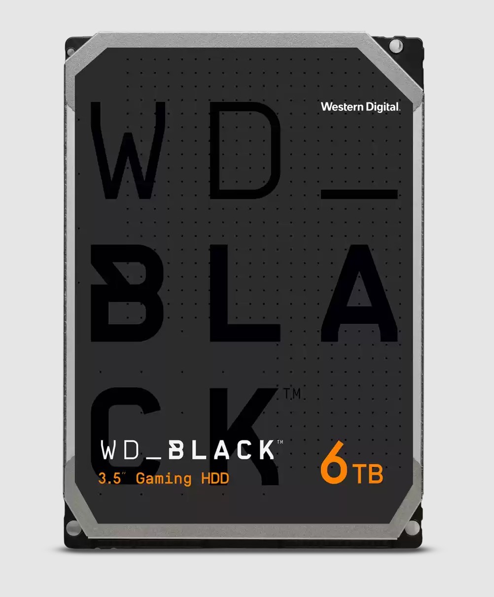 Western Digital WD Black 6TB 3.5" HDD SATA 6gb/s 7200RPM 256MB Cache CMR Tech for Hi-Res Video Games 5yrs Wty ~WD6004FZBX