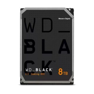 Western Digital WD Black 8TB 3.5" HDD SATA 6gb/s 7200RPM 256MB Cache CMR Tech for Hi-Res Video Games 5yrs Wty ~WD8002FZBX
