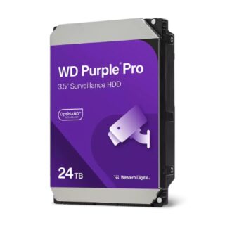 Western Digita WD Purple Pro 24TB 3.5" Surveillance SATA HDD 512 Cache/Buffer  5yrs Warranty
