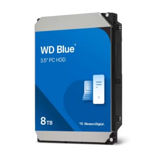 Western Digital Blue PC Desktop 8TB 3.5" Hard Drive SATA 6Gb/s 5640RPM 256MB Cache CMR 2-Year Limited Warranty