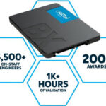 Crucial BX500 1TB 2.5" SATA3 6Gb/s SSD - 3D NAND 540/500MB/s 7mm 1.5 mil MTBF 3yr wty Acronis True Image Solid State Drive