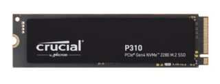 Crucial P310 1TB Gen4 2280 NVMe SSD 7100/6000 MB/s R/W 220TBW 1000K/1200K IOPS 1.5M hrs MTTF Full-Drive Encryption M.2 PCIe4 5yrs ~CT1000P510SSD8