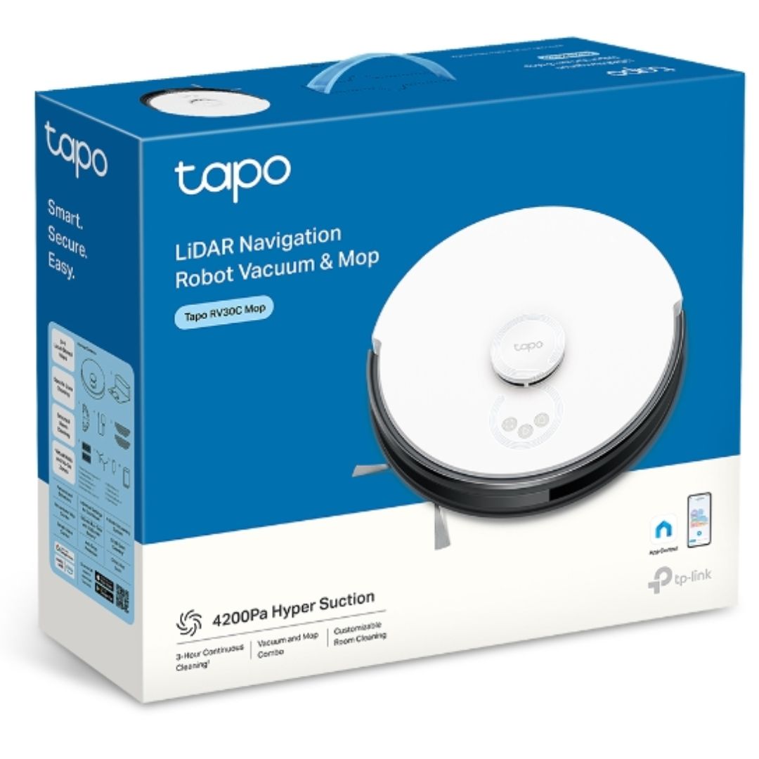 TP-Link Tapo RV30C Mop LiDAR Navigation Robot Vacuum Mop