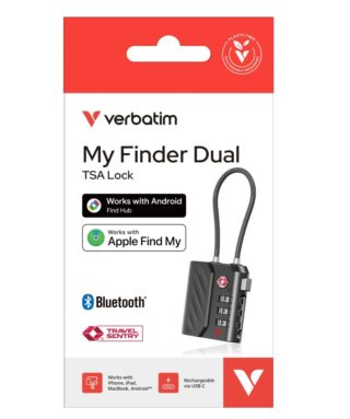 **ON SPECIAL** Verbatim My Finder Dual Channel TS Lock - Black