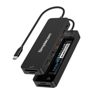 (LS)Simplecom CHT595 9-in-1 USB-C Multiport Docking Station with NVMe M.2 Enclosure 2xUSB-A 10Gbps