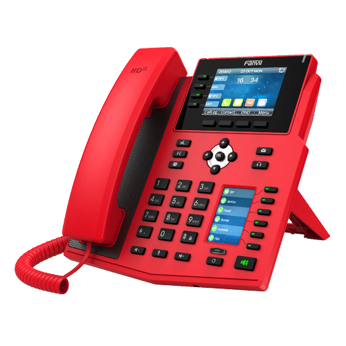 Fanvil X5U-RED High End Enterprise IP Phone - 3.5" Colour Screen