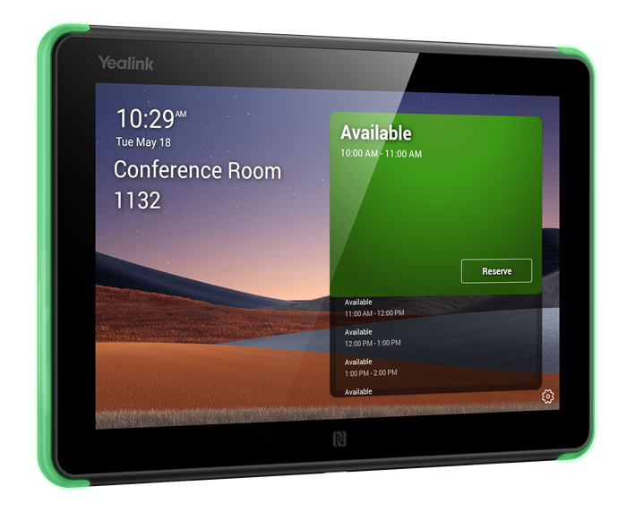 Yealink Roompanel Android based Scheduling Panel 8-inch