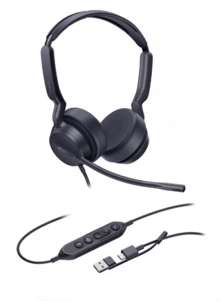 Yealink UH42 Dual Teams USB-C/A Microsoft Certified Teams USB Wired Headset