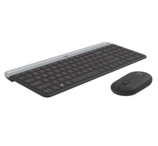 Logitech MK470 Slim Wireless Keyboard Mouse Combo Nano Receiver 1 Yr Warranty (LS)