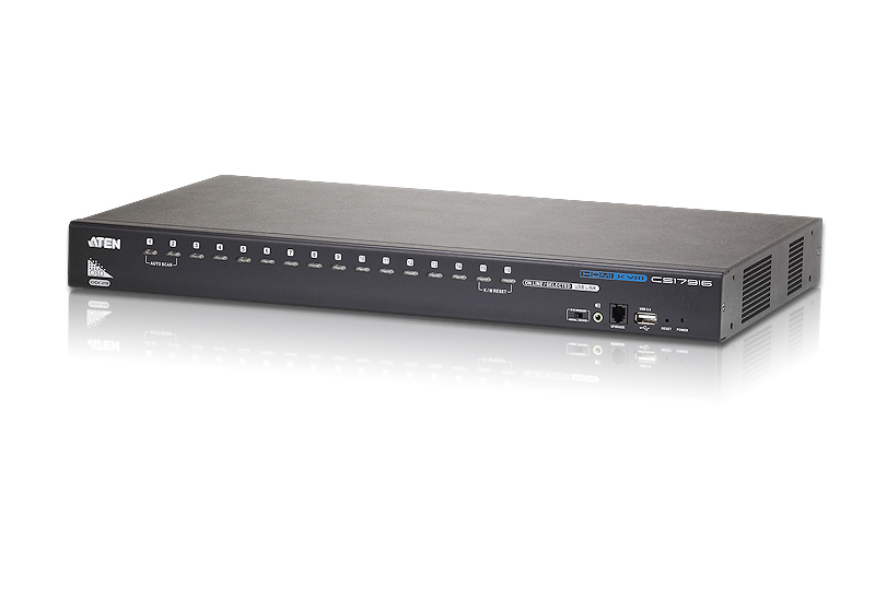 Aten Desktop KVM Switch 16 Port Single Display HDMI w/ audio