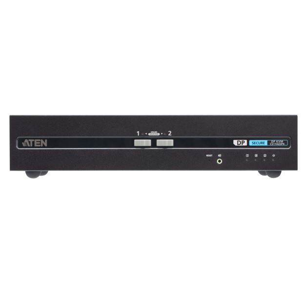 Aten 2-Port USB DisplayPort Dual Display Secure KVM Switch (PSD PP v4.0 Compliant)