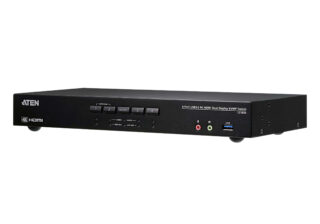 Aten Desktop KVMP Switch 4 Port Dual Display 4k HDMI w/ audio