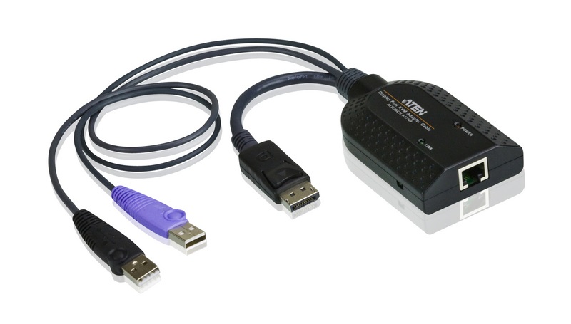 Aten KVM Cable Adapter with RJ45 to DisplayPort USB to suit KH