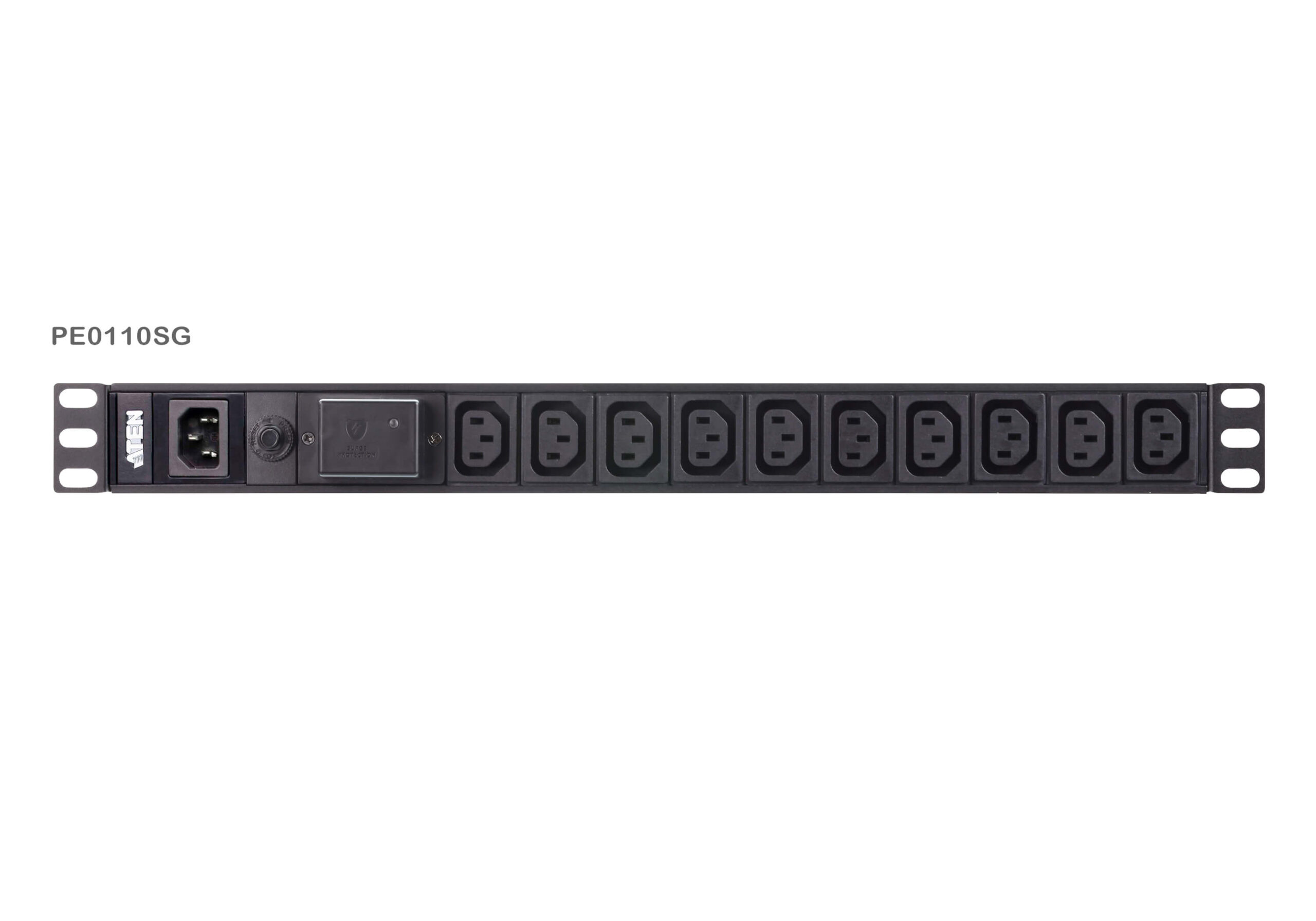 Aten 10 Port 1U Basic PDU with Surge Protection