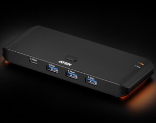 Aten Essential 2x4 USB 3.2 Gen 1 Sharing Switch (Host Type: A+C)