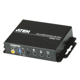 Aten Professional Converter VGA 3.5mm Audio to HDMI Converter with Scaler
