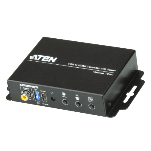 Aten Professional Converter VGA 3.5mm Audio to HDMI Converter with Scaler