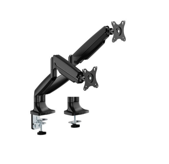 Brateck LDT82-C024-BK Dual Screen Heavy-Duty Gas Spring Monitory Arm with For most 17"~35" Monitors