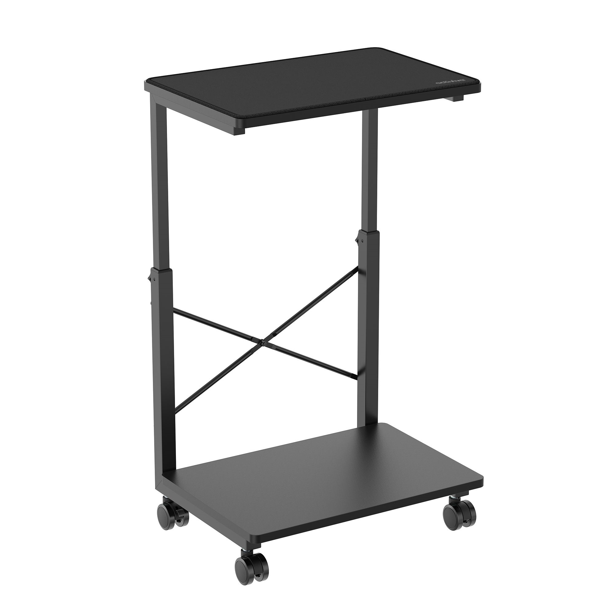 mbeat® activiva Height Adjustable PC Printer Storage Stand Black Adjustable Shelf Height: 55/60/65/70/75/80/85cm Package Weight: 8.10kg (LS)