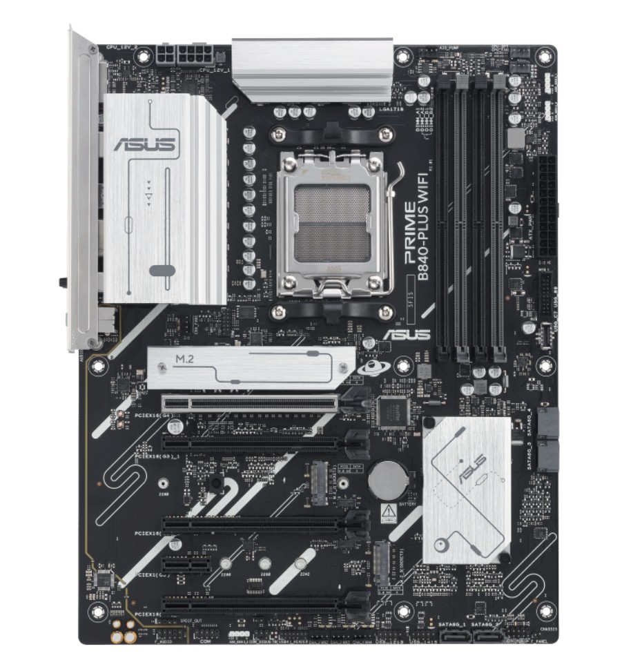 ASUS AMD PRIME B840-PLUS WIFI-CSM (AM5) ATX Motherboard