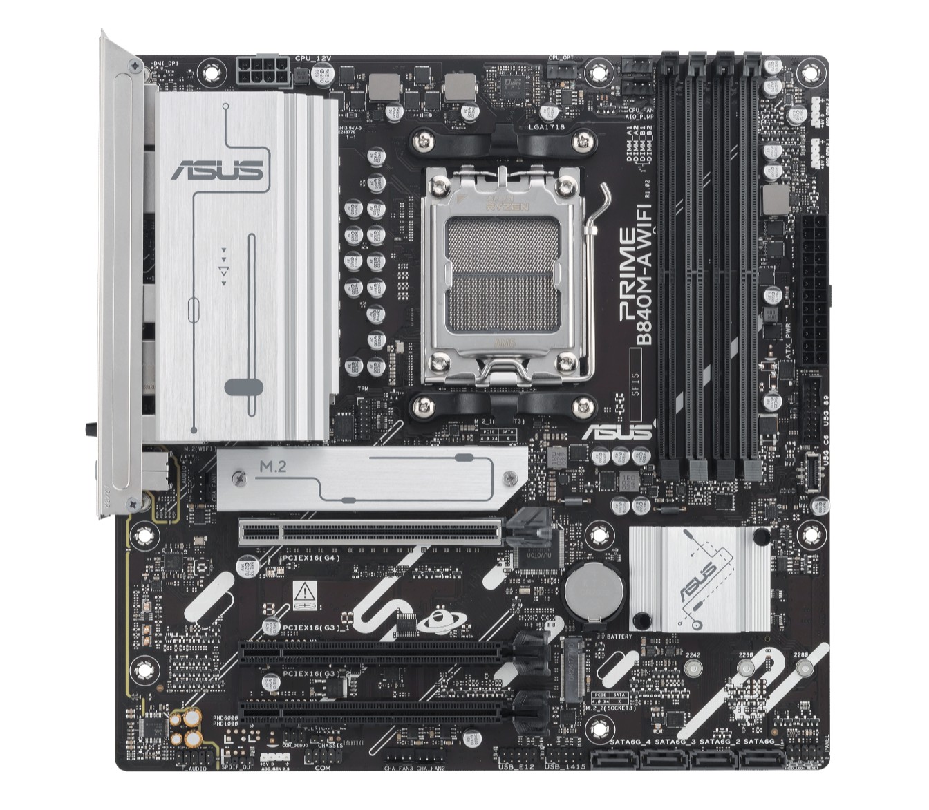 ASUS AMD PRIME B840M-A WIFI-CSM (AM5) Micro ATX Motherboard