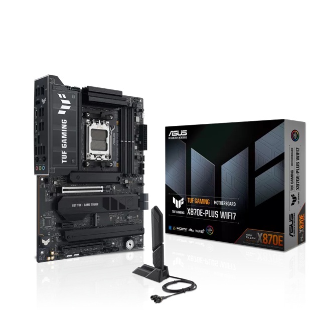 ASUS AMD TUF GAMING X870E-PLUS WIFI7 (AM5) ATX Motherboard