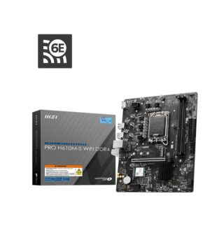 MSI PRO H610M-S WIFI DDR4 Intel LGA 1700 mATX Motherboard 2x DDR4~64GB
