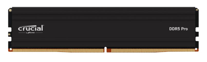 Crucial Pro 48GB (1x48GB) DDR5 UDIMM 5600MHz CL46 Black Heat Spreader Support Intel XMP AMD Ryzen Desktop PC Gaming Memory >32GB