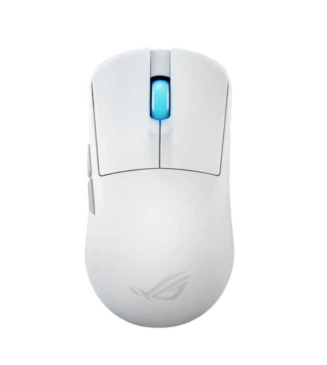 ASUS ROG Harpe Ace Mini White Ultralight 49-Gram Semi-Symmetrical Gaming Mouse