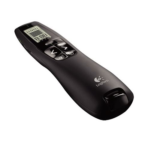 (LS) Logitech R800 Laser Presentation Remote LCD display time tracking 30m Range