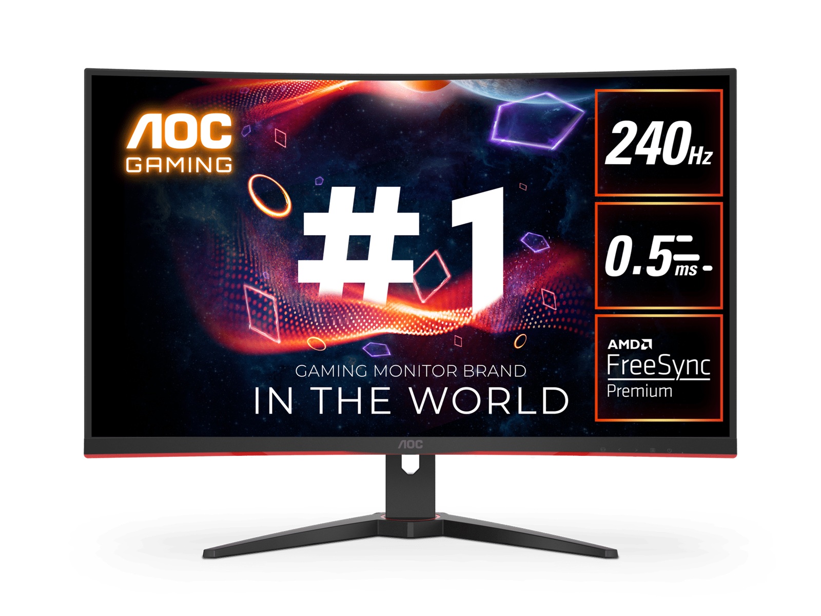 AOC 31.5" Curved Monitor (C32G2ZE) – FHD 240Hz VA