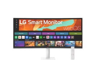 LG 34" Smart Monitor WQHD Curved 100Hz Monitor
