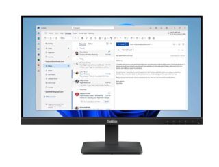 LENOVO ThinkVision S24-4E 23.8"/24" FHD IPS Monitor 1920x1080 16:9 4ms 100Hz Anti-glare Tilt VGA HDMI Tilt VESA 3yr WTY Black ~63DEKAR3AU