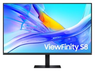 Samsung 37" ViewFinity S8 UHD 4K 3840x2160 HDR10 16:9 60Hz 5ms 350 nits HDR DP HDMI USB-C HUB 90W Dock LAN HAS Tilt Swivel VESA Gaming Monitor >34" 32