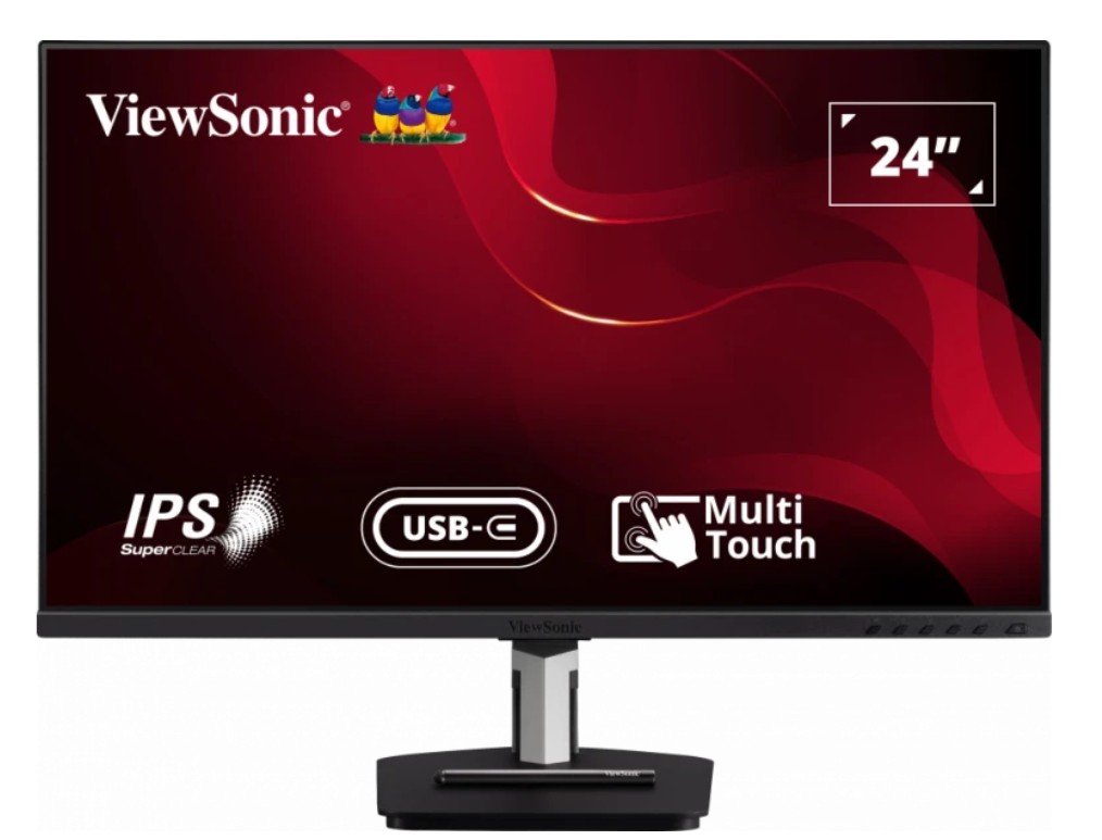 ViewSonic 24” TD2455 In-Cell 10 Point Touch Monitor with USB Type-C Input and Advanced Ergonomics