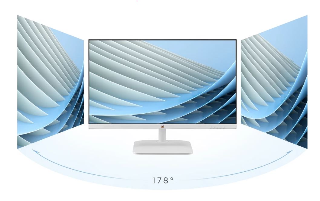 ViewSonic 24" White Office Ultra Thin FHD IPS