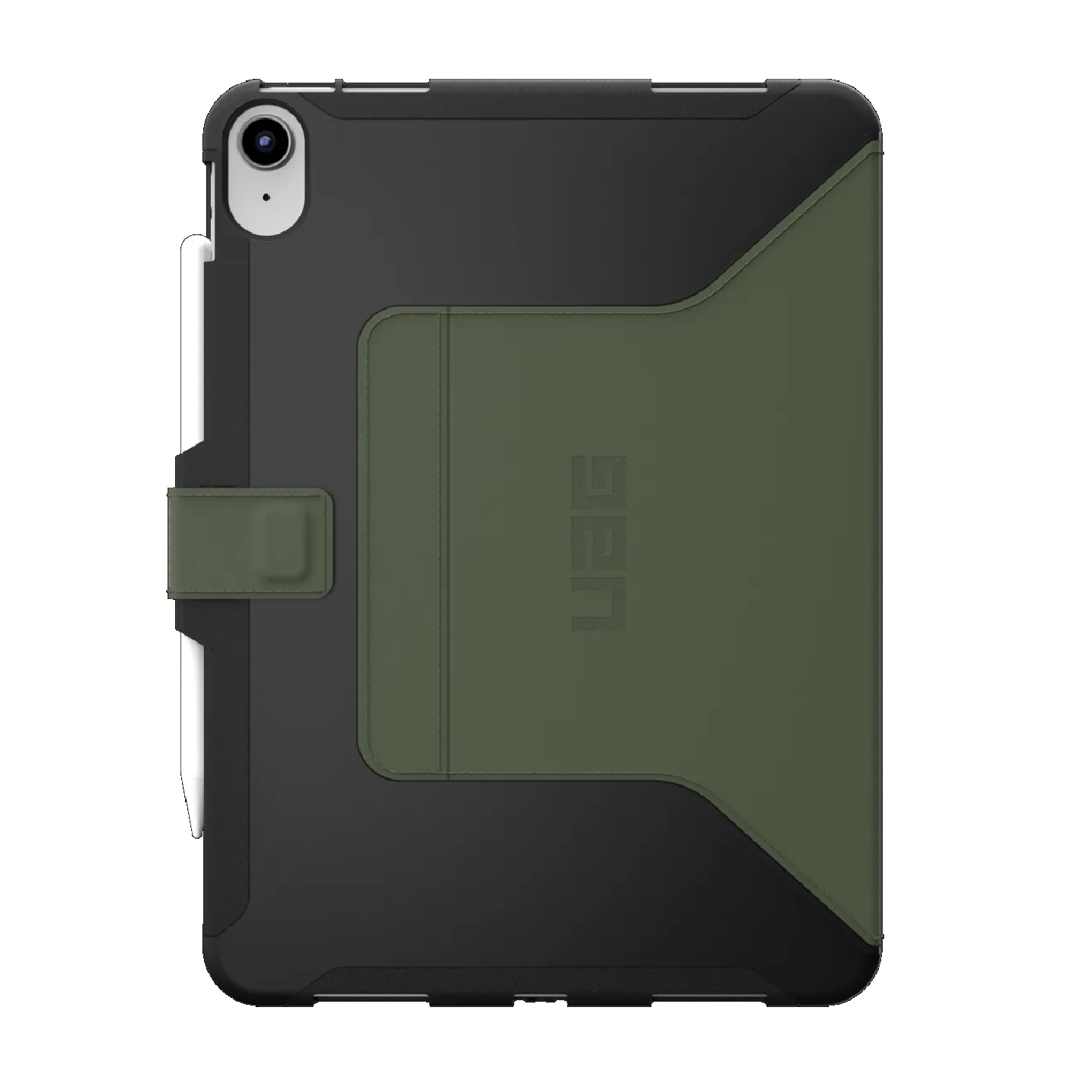 UAG Scout Apple iPad (11") 11th Gen (A16) / iPad 10th Gen (10.9") Folio Rugged Case (Black/Olive) - DROP+ Military Standard