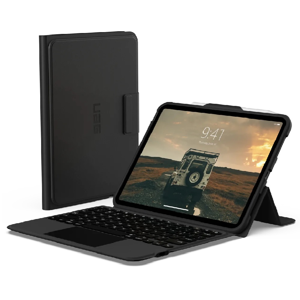 UAG Apple iPad (11") 11th Gen (A16) /iPad 10th Gen (10.9") Bluetooth Keyboard with Trackpad Rugged Case (English)- Black/Ash - 1 Year Warranty